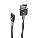360 Electrical Habitat 4 FT Micro-USB to USB-A Braided Charge Cable - Charcoal