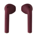 Acoustix AudioBuds+ True Wireless Bluetooth Earbuds with Charge Case - Burgundy