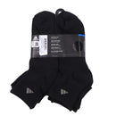 Adidas Mens' Athletic Cushioned Quarter Ankle Fit Socks - Black (6-Pack)