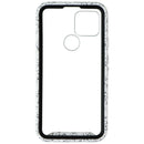 AIRIUM Full-Body Rugged Clear Bumper Case for Google Pixel 5 - Clear/White/Black