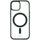 Ampd - Impact Series Case for MagSafe for Apple iPhone 15 - Green/Clear