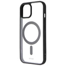 Ampd - Impact Series Case for MagSafe for Apple iPhone 15 - Black/Clear
