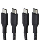 Anker (6-Ft) USB-C to USB-C Bio-Braided Charger Cable - Black (2 Pack)