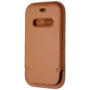 Apple Official Leather Sleeve for MagSafe for iPhone 12 mini - Saddle Brown