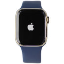 Apple Watch Series 7 (GPS + LTE) A2476 (41mm) Gold SS / Blue Sport Band