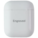 Apple Wireless Charging Case for AirPods (1st/2nd Gen) - White/A1602 ENGRAVING*