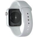 Apple Watch Series SE (44mm) A2354 (GPS + LTE) - Silver AL / White Sport band