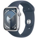 Apple Watch Series 9 (GPS Only) A2980 45mm Silver Al/Storm Blue Sp Band (M/L)
