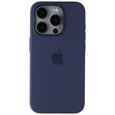 Apple Silicone Case for MagSafe for Apple iPhone 15 Pro Smartphones - Storm Blue