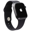 Apple Watch Series 7 (A2478) (GPS+LTE) 45mm -Space BLK Titanium/Black Sport Band