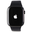 Apple Watch Series 7 (A2478) (GPS+LTE) 45mm -Space BLK Titanium/Black Sport Band
