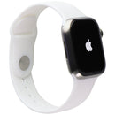 Apple Watch Series 7 (GPS + LTE) A2476 (41mm) Titanium / White Sp Band