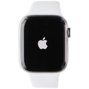 Apple Watch Series 7 (A2478) (GPS+LTE) 45mm Silver Titanium/White Sport Band