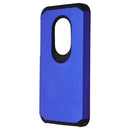 Asmyna Dual Layer Case for Motorola Moto G7 Play - Blue/Black