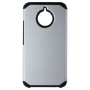 Asmyna Premium Dual Layer Case for Motorola Moto E4 Plus - Silver/Black