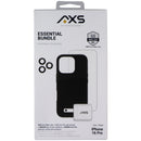 AXS Essential Bundle - Case/Screen/Charger/Lens for Apple iPhone 16 Pro - Black
