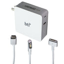 BTI (87-Watt) USB-C AC Adapter for Apple Macbook with MagSafe 1 & 2 - White
