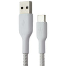 Belkin 6.6FT Boost Charge USB-A to USB-C Braided Cable - White