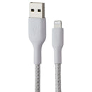 Belkin 6.6FT Boost Charge USB-A to Lightning 8-Pin Braided Cable - White