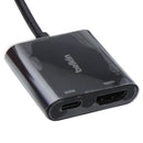 Belkin USB-C to HDMI Adapter + Charge MacBook Pro HDMI Adapter (AVC002btBK)