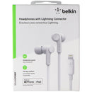 Belkin SoundForm Headphones with 8-Pin Connector, MFi Certified - White