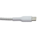Belkin (6.6-Ft/60W) BoostCharge USB-C to USB-C Braided Cable - White