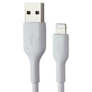 Belkin (3.3-Ft) BoostCharge MFi Lightning 8-Pin to USB-A Cables - White - 2 PACK