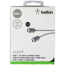 Belkin mixit USB-C to USB-C 6ft Gray Braided Cable