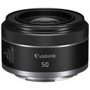 Canon RF 50mm F1.8 STM Fixed Focal Length Prime Lens - Black