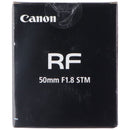 Canon RF 50mm F1.8 STM Fixed Focal Length Prime Lens - Black