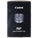 Canon RF 24mm F1.8 Macro is STM Wide Angle Fixed Focal Length Prime Lens