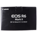Canon EOS R6 Mark II Mirrorless Camera with RF24-105mm F4-7.1 is STM Lens Kit