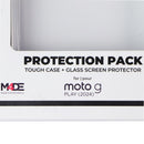 Case-Mate Protection Pack Case & Screen Protector for Moto G Play (2024) - Clear