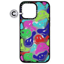 CASETiFY Impact Case for MagSafe for iPhone 15 Pro Max - Acid Smiles Multicolor
