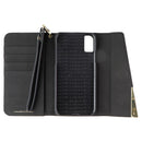 Case-Mate Folio Wristlet Wallet Case for Apple iPhone X 10 - Black Leather/Gold
