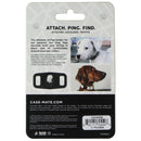 Case-Mate Dog Tag AirTag Holder - Clear (Glow in the Dark)