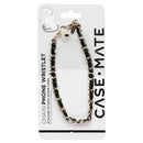 Case-Mate Detachable Chain Phone Wristlet for Smartphone Cases - Black Leather