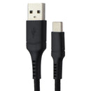 CELLCandy 10FT USB-A to USB-C Braided Charge & Sync Cable - Black