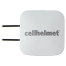 CellHelmet Wall Charger (2.4A / 12W) and USB-A to 8-Pin Lightning (3-Ft) - White