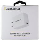 CellHelmet (20W) PD Wall Charger with USB-C Port - White