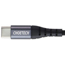 Choetech (1.2M) Nylon Braided USB-C to 8-Pin Lightning Cable - Black (IP0039-BK)
