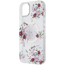 Coach Protective Hardshell Case for iPhone 14 Plus - Floral Purple Bundle