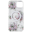 Coach Protective Hardshell Case for iPhone 14 Plus - Floral Purple Bundle