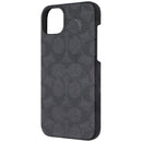Coach Slim Wrap Case for Apple iPhone 14 Plus - Signature C Black