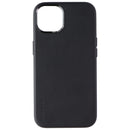 DECODED Premium Full Grain Leather Back Cover for Apple iPhone 13 - Black
