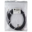 DuKabel Top Series Braided 3.5mm Male to Male AUX Cable - Gray / 26ft (DMTM800)