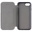 EFM Miami Series Wallet Case for Apple iPhone SE 2022/ 8 / 7 / 6 /6s - Jet Black