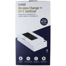 Elixage Wireless Charger + UV-C Sanitizer for Smartphones & More - White