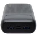 Energizer 20,000 mAh Portable Power Bank with LCD Display (UE20063PQ) - Black