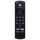 Fire TV remote (P4C6EN) with Prime Video/Netflix/DirecTV/Peacock Buttons - Black